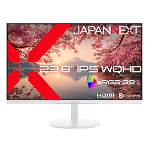 �y���������zJAPANNEXT JN-IPS238Q-W �t���f�B�X�v���C 23.8�^/ 2560×1440/ HDMI×1�ADP×1/ �z���C�g/ �X�s�[�J�[�L/ 2�N�ۏ؁y�݌ɖڈ�:�͏��z| �Ɠd �f�B�X�v���C