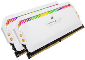 【送料無料】コルセア(メモリ) CMT16GX4M2E3200C16W DDR4 3200MHz 16GB(8GBx2) DIMM Unbuffered 16-20-20-38 DOMINATOR PLATINUM RGB White 1.35V【在庫目安:お取り寄せ】
