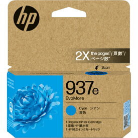 【在庫目安:あり】【送料無料】4S6W6NA HP 937e EvoMore インクカートリッジ シアン| インク インクカートリッジ インクタンク 純正 純正インク