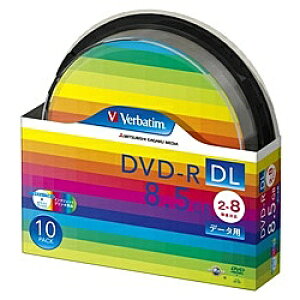 Verbatim DHR85HP10SV1 DVD-R DL 8.5GB PC�f�[�^�p 8�{���Ή� 10���X�s���h���P�[�X���� ���C�h����\�y�݌ɖڈ�:�����񂹁z