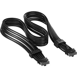 �R���Z�A(������) CP-8920472 �d���P�[�u�� CORSAIR ThermalProtect PCIe 5.1 600W 12V-2x6 Cable Black�y�݌ɖڈ�:�����񂹁z