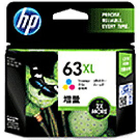 【在庫目安:あり】【送料無料】F6U63AA HP 63XL インクカートリッジ カラー(増量)