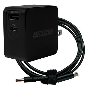 yzAhebN APD-A065AC-wK50-BK Power DeliveryΉ GaN AC[d/ 65W/ USB Type-A 1|[g Type-C 1|[g/ ubN  dynabook K50/ K60p[dP[uZbgy݌ɖڈ:񂹁z