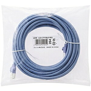 �y�݌ɖڈ�:����zELECOM LD-CTT/BU7/RS RoHS �c���܂�h�~LAN�P�[�u��(Cat5E)/ 7m/ �u���[