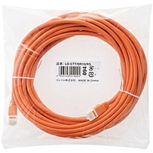 ELECOM LD-CTT/DR10/RS EU RoHSwߏ c܂h~LANP[u(Cat5E)/ 10.0m/ ȈՃpbP[Wdl/ IWy݌ɖڈ:񂹁z| p\RӋ@ P[u JeS5E LANP[u LAN Xg[g