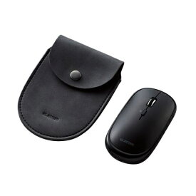 【送料無料】ELECOM M-TM15BBBK マウス/ Bluetooth/ 4ボタン/ 薄型/ 充電式/ 3台接続可能/ ブラック【在庫目安:お取り寄せ】