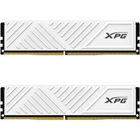 【送料無料】A-DATA Technology AX4U320032G16A-DTWHD35 XPG GAMMIX D35 WHITE DDR4-3200MHz U-DIMM 32GB×2 DUAL TRAY【在庫目安:お取り寄せ】