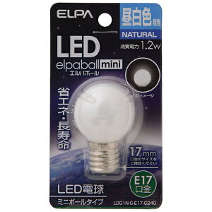 ELPA LDG1N-G-E17-G240 LEDd G30` E17y݌ɖڈ:񂹁z| rOƓd LEDd LED d Ɩ Cg  邢 ߓd  L gC