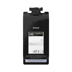 �y���������zEPSON SC26MB160 SureColor�p �C���N�p�b�N/ �}�b�g�u���b�N�i1600ml�j�y�݌ɖڈ�:�����񂹁z| �C���N �C���N�J�[�g���b�W �C���N�^���N ���� �����C���N