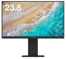 【送料無料】GREEN HOUSE GH-LCW24RH-BK 23.8型ワイド液晶ディスプレイ/ 1920×1080/ HDMI、USB Type-C、DisplayPort/ ブラック/ スピーカー/ 5年保証/ ADSパネル/ 昇降/ ピボット画面回転/ スイーベル機能搭載【在庫目安:お取り寄せ】| 家電 ディスプレイ