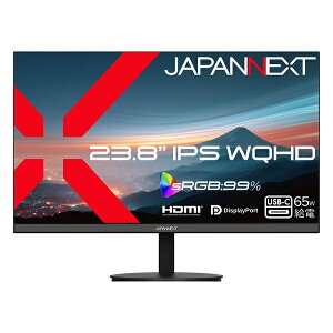�y���������zJAPANNEXT JN-IPS238Q-C6 �t���f�B�X�v���C 23.8�^/ 2560×1440/ HDMI×1�ADP×1�AUSB-C×1/ �u���b�N/ �X�s�[�J�[�L/ 2�N�ۏ؁y�݌ɖڈ�:�͏��z| �Ɠd �f�B�X�v���C