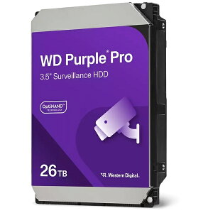 �y���������zWESTERN DIGITAL WD260PURP WD Purple Pro �Z�L�����e�B�V�X�e������ SATA3 6Gbps(SATA6G) 3.5�^HDD 26TB�y�݌ɖڈ�:�����񂹁z| �p�\�R�����Ӌ@��