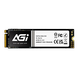 【送料無料】AGI AGI1T0GIMAI298 AI298 1TB Gen3 x4 NVMe M.2 SSD ; 2400MB/ s /1800MB/ s ; 600TB ; QLC【在庫目安:お取り寄せ】