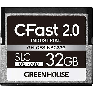yzGREEN HOUSE GH-CFS-NSC32G CFast2.0 SLC 0x70x 32GB 3Nۏ؁y݌ɖڈ:񂹁z