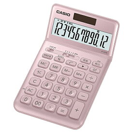 CASIO JF-S200-PK-N スタイリッシュ電卓 ジャストタイプ ライトピンク【在庫目安:お取り寄せ】| 事務機 電卓 計算機 電子卓上計算機 小型 演算 計算 税計算 消費税 税