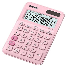 CASIO MW-C20C-PK-N カラフル電卓 ミニジャストタイプ ペールピンク【在庫目安:お取り寄せ】| 事務機 電卓 計算機 電子卓上計算機 小型 演算 計算 税計算 消費税 税