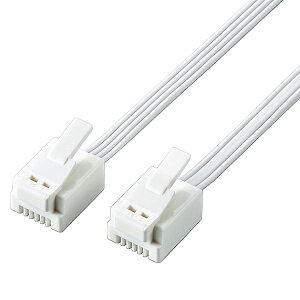 ELECOM MJ-T20WH W[P[u/ ܐ܂h~/ 20m/ zCgy݌ɖڈ:񂹁z