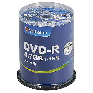 yzVerbatim DHR47JP100V4 DVD-R(Data) 1L^p 4.7GB 1-16{ 100XshP[X100P IJPΉy݌ɖڈ:͏z