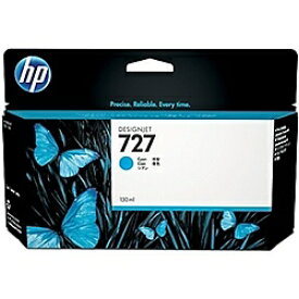 【送料無料】B3P19A HP727インクカートリッジ シアン130ml【在庫目安:僅少】| インク インクカートリッジ インクタンク 純正 純正インク