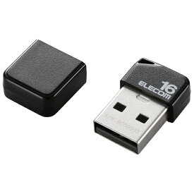 ELECOM MF-SU2B16GBK USBメモリ/ USB2.0/ 小型/ キャップ付/ 16GB/ ブラック【在庫目安:お取り寄せ】| パソコン周辺機器 USBメモリー USBフラッシュメモリー USBメモリ USBフラッシュメモリ USB メモリ