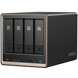 �y���������zUGREEN AMD Ryzen Embedded R2514 4�R�A/ 8�X���b�hCPU���� 10GbE×2 4�x�CNAS �f�B�X�N���X���f�� DDR4 8GB�������W�� 2�N�ۏ� DXP4800GT�y�݌ɖڈ�:�\���t���z| NAS RAID ���C�h