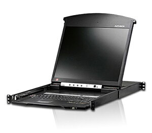 �y���������zATEN KL1508AiNJJL 19�C���`LCD �f���A���X���C�h 8�|�[�g Over IP Cat5 KVM�h�����[ �����O���[���y�݌ɖڈ�:�����񂹁z| �I�t�B�X �I�t�B�X�Ƌ�