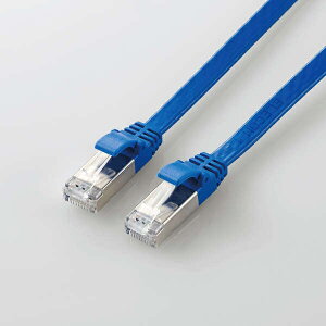 �y���������zELECOM LD-TWSF/BU5 LAN�P�[�u��/ CAT7����/ �t���b�g/ 5.0m/ �u���[�y�݌ɖڈ�:�����񂹁z| �p�\�R�����Ӌ@�� �P�[�u�� �t���b�g�P�[�u�� �t���b�g �X�g���[�g