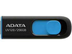 【送料無料】A-DATA Technology AUV128-256G-RBE USBメモリ UV128 256GB USB3.2 Gen1 スライド式 ブラック 5年保証【在庫目安:お取り寄せ】