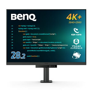yzBenQ RD280UA vO~Oj^[ 28.2^/ 3840×2560/ HDMI x1ADisplayPort x1AUSB Type-Ci90Wdj x1/ ^bNO[/ Xs[J[i2Wx2j/ IPS/ 3:2/ j^[A[fy݌ɖ