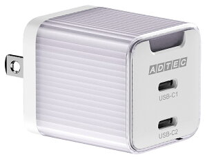 AhebN APD-V045C2-PU PDΉ AC[d/ GaN/ 45W/ USB Type-C 2|[g/ p[vy݌ɖڈ:񂹁z