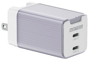 AhebN APD-V065C2-PU PDΉ AC[d/ GaN/ 65W/ USB Type-C 2|[g/ p[vy݌ɖڈ:񂹁z