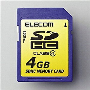 ELECOM MF-FSDH04G SDHCJ[h 4GB/ Class4Ήy݌ɖڈ:͏z