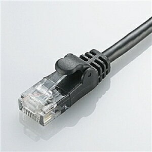y݌ɖڈ:zELECOM LD-GPY/BK3 CAT6 Gigabit炩LANP[u 3m(ubN)