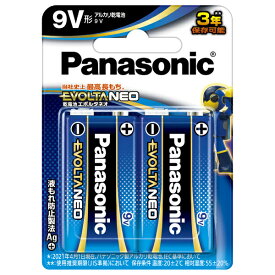 【在庫目安:あり】Panasonic 6LR61NJ/2B 乾電池エボルタNEO 9V形 （2個入り）