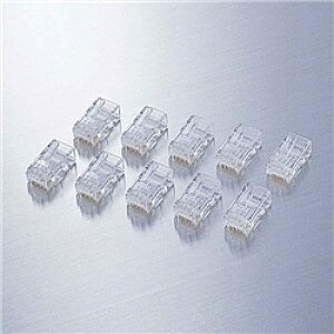 y݌ɖڈ:zELECOM LD-6RJ45T10 RJ45RlN^/ CAT6ECAT6AΉ/ PEΉ/ 10| p\RӋ@ RlN^ RlN^[ vO W[