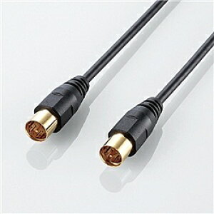 ELECOM AV-ATSS20BK �A���e�i�P�[�u��(�X�g���[�g-�X�g���[�g) 2m �u���b�N�y�݌ɖڈ�:�����񂹁z