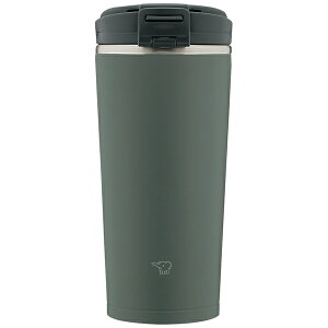 【送料無料】象印マホービン SX-KA30-HM ステンレスキャリータンブラー 300ml フリップオープンタイプ シームレスせん フォレストグレー【在庫目安:お取り寄せ】