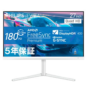y݌ɖڈ:zyzPHILIPS 27M2N5501/11 EVNIA QHD180HzΉQ[~OtfBXvC i27^/ 2560×1440/ HDMIADP/ zCg/ 5Nԃtۏ؁j