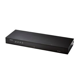 【送料無料】ELECOM KVM-RVUSN4 パソコン切替器(KVM)/ VGA(D-sub15pin)/ 4ポート/ ラック式【在庫目安:お取り寄せ】| パソコン周辺機器 KVMスイッチ ラックマウント KVM スイッチ PC パソコン