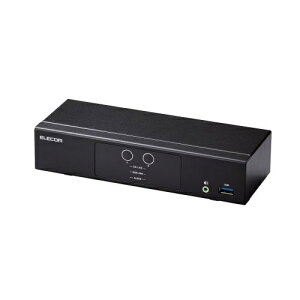 �y���������zELECOM KVM-NHUS2 �p�\�R���ؑ֊�(KVM)/ HDMI/ 2�|�[�g�y�݌ɖڈ�:�����񂹁z