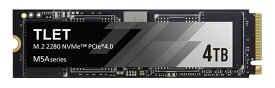 【送料無料】東芝エルイートレーディング TLD-M5A04T4ML 内蔵SSD TLD-M5Aシリーズ 4TB NVMe 1.4 /PCIe Gen4x4 M.2 2280【在庫目安:僅少】