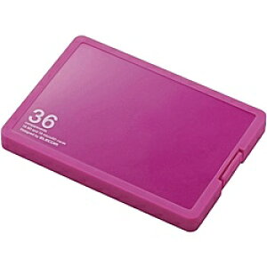 ELECOM CMC-SDCPP36PN J[hP[X/ CfbNX䎆t/ SD18+microSD18[/ sNy݌ɖڈ:񂹁z