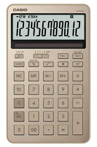 �y���������zCASIO JF-M200-GD-N �f�U�C���d�� �X�^�C���b�V�� �V���C�j�[�S�[���h�y�݌ɖڈ�:�����񂹁z| �����@ �d�� �v�Z�@ �d�q���v�Z�@ ���^ ���Z �v�Z �Ōv�Z ����� ��