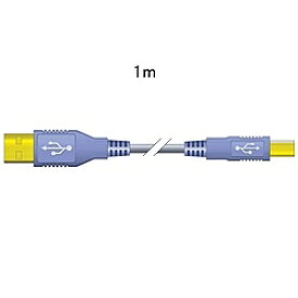 JVCケンウッド VX-U110 USBケーブル（2.0対応） 1m【在庫目安:お取り寄せ】| パソコン周辺機器 USB ケーブル プリンタ TypeA TypeB
