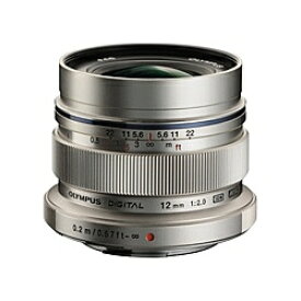 【送料無料】OLYMPUS EW-M1220 マイクロフォーサーズ用 M.ZUIKO DIGITAL ED 12mm F2.0 （シルバー）【在庫目安:お取り寄せ】| カメラ 単焦点レンズ 交換レンズ レンズ 単焦点 交換 マウント ボケ