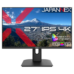 �y���������zJAPANNEXT JN-i27U2 �t���f�B�X�v���C 27�^/ 3840×2160/ HDMI×2�ADP×2/ �u���b�N/ �X�s�[�J�[�L/ 2�N�ۏ؁y�݌ɖڈ�:�͏��z
