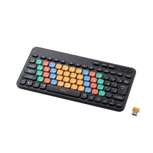 �y���������zELECOM TK-FS10DMKBK �p�\�R���w�K�p�L�[�{�[�h/ KEY PALETTO/ ����(2.4GHz)/ �����u������/ �~�j�T�C�Y/ �R��/ �u���b�N�y�݌ɖڈ�:�͏��z