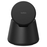 【送料無料】belkin WIZ052dqBK UltraCharge Qi2 25W 3-in-1 モジュール式充電ドック ブラック【在庫目安…