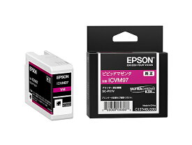 EPSON ICVM97 SC-PX1V用 インクカートリッジ（ビビッドマゼンタ）【在庫目安:お取り寄せ】| 消耗品 インク インクカートリッジ インクタンク 純正 インクジェット プリンタ 交換 新品 マゼンタ