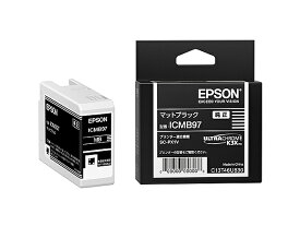 EPSON ICMB97 SC-PX1V用 インクカートリッジ（マットブラック）【在庫目安:お取り寄せ】| インク インクカートリッジ インクタンク 純正 純正インク